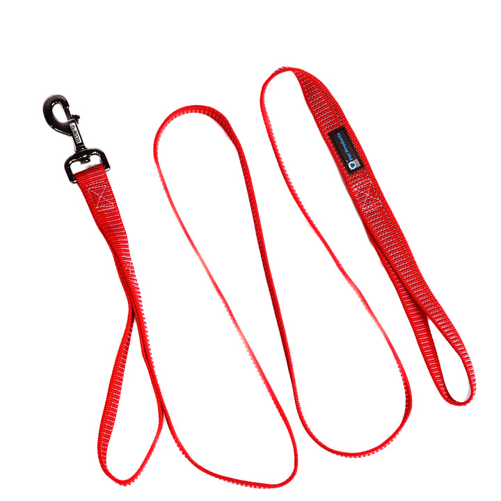 Red Ember Reflective Balance Harness Bundle with 6' Leash