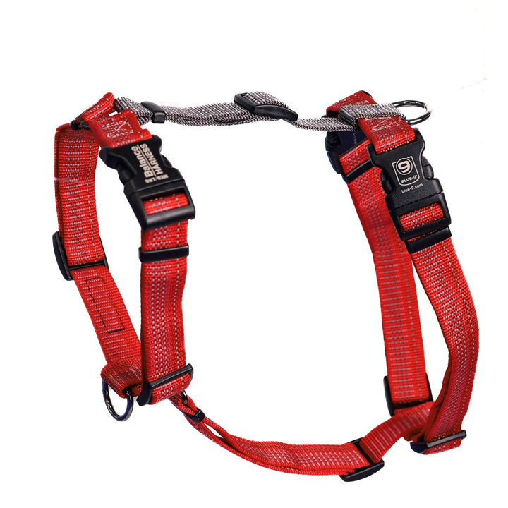 Red Ember Reflective Balance Harness Bundle with 6' Leash